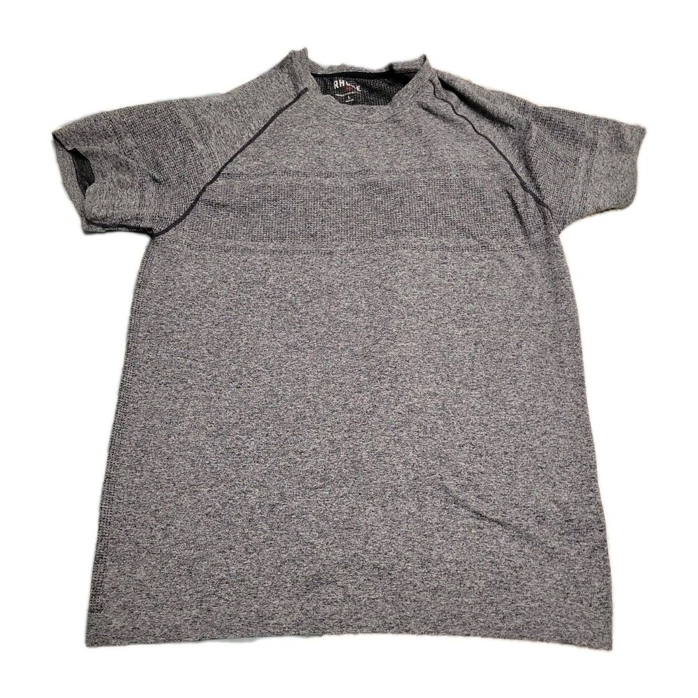 Rhone Seamless Heather Gray T-shirt Size Large